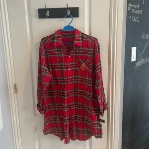 Ralph Lauren Red Plaid Nightgown